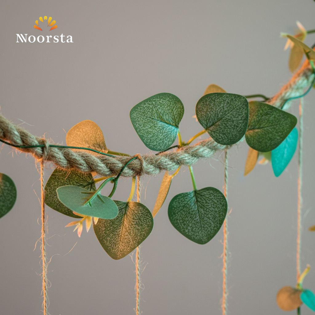 جدارية ديكور حيطة بزرع صناعي شيك - Botanical Artificial Ivy Wall Hanging Decor - Noorsta