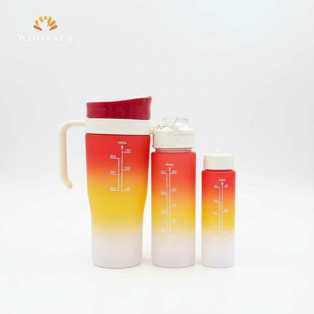 Sunset Ombre Frosted Hydration Set - 3 Piece Collection