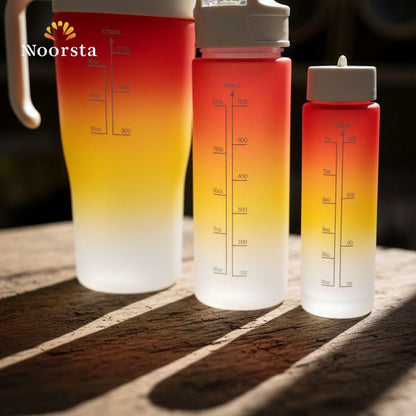 Sunset Ombre Frosted Hydration Set - 3 Piece Collection