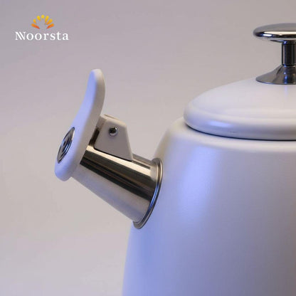 غلاية موقد بصفارة ستانلس ستيل 3.2 لتر - Premium Golden Ruler Whistling Kettle - Noorsta