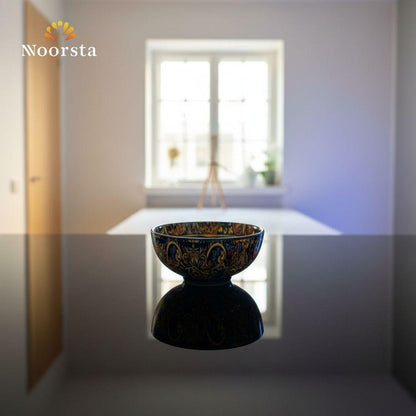 بولة بورسلين بزخرفة أندلسية للشوربة والمكسرات - Authentic Andalusian Porcelain Soup and Nut Bowl - Noorsta