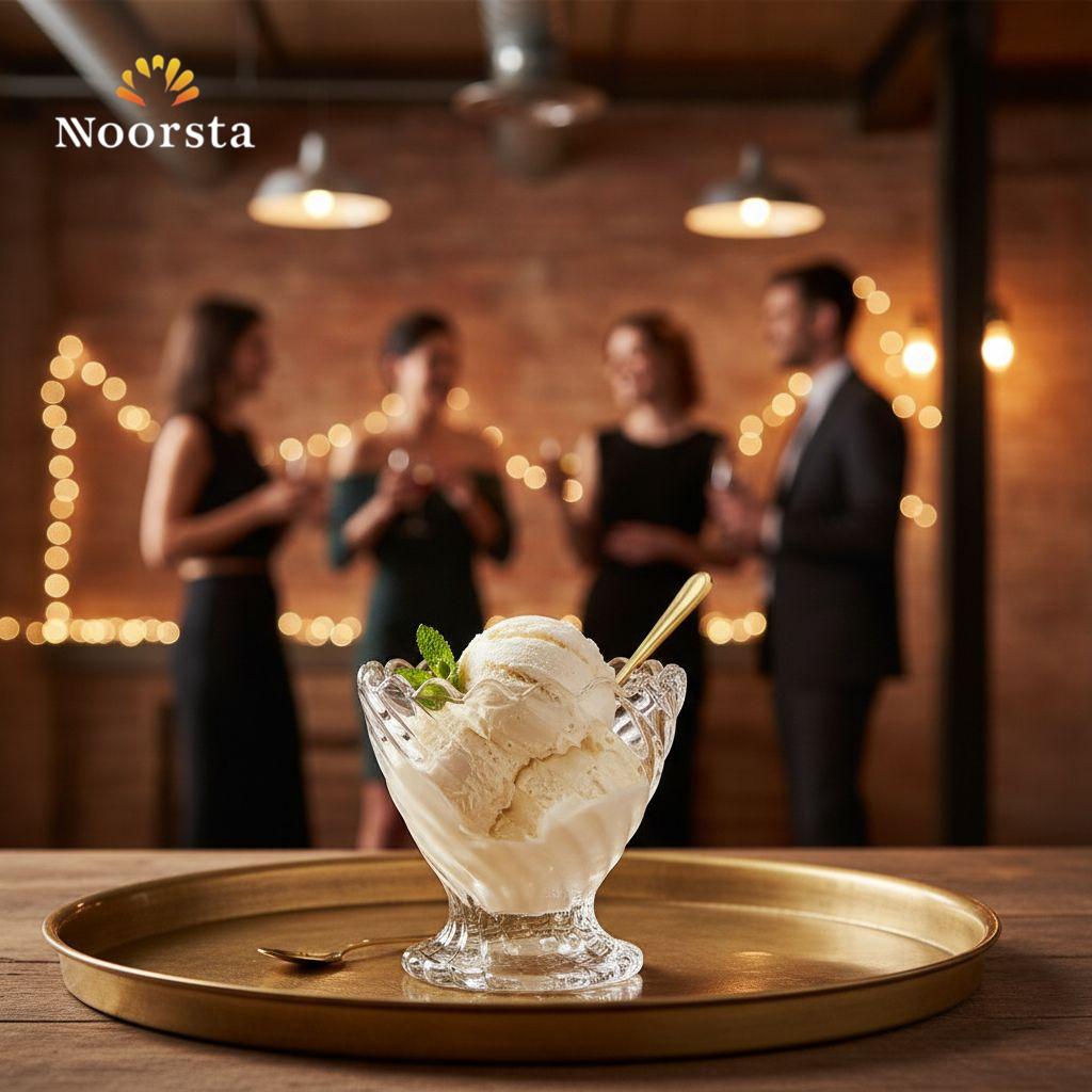 Riva Swirled Crystal-Clear Glass Dessert Bowl Set - 200ml