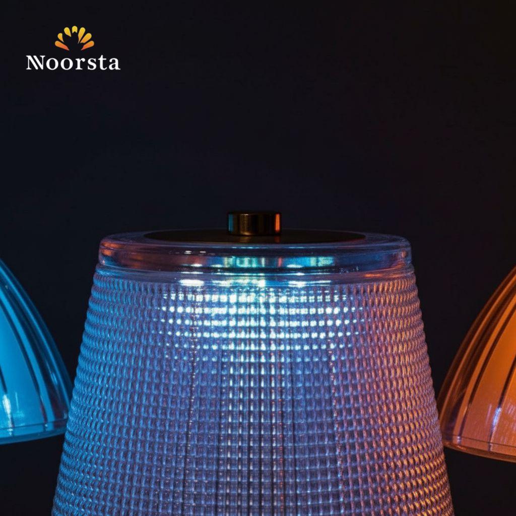 اباجورة ليد تاتش دهبي شحن - Modern Gold Touch-Control LED Table Lamp - Noorsta