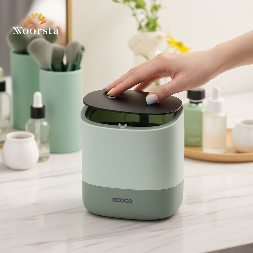 باسكت مكتب ميني للتسريحة - Modern Ecoco Mini Desktop Trash Can - Noorsta