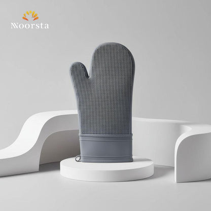 Pro-Grip Heat Resistant Silicone Oven Mitt - Grey