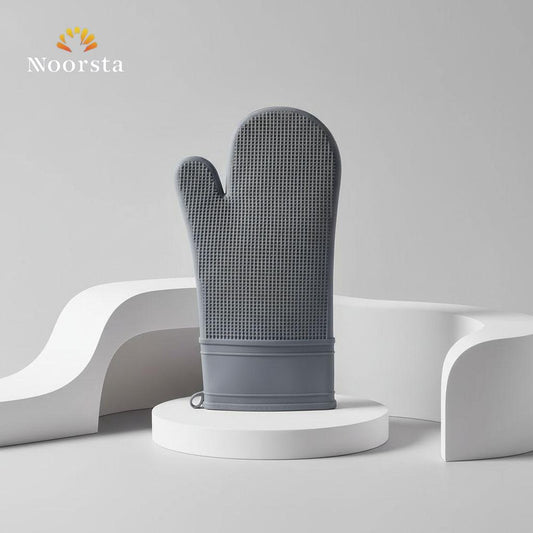 Pro-Grip Heat Resistant Silicone Oven Mitt - Grey