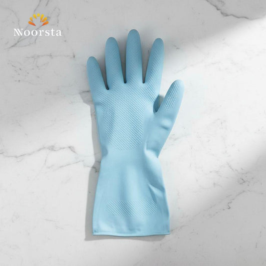 جوانتي مطبخ مطاطي عملي لحماية اليدين - Versatile Anti-Slip Rubber Cleaning Gloves - Noorsta