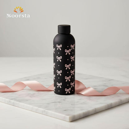 Midnight Ribbon Coquette Thermal Bottle