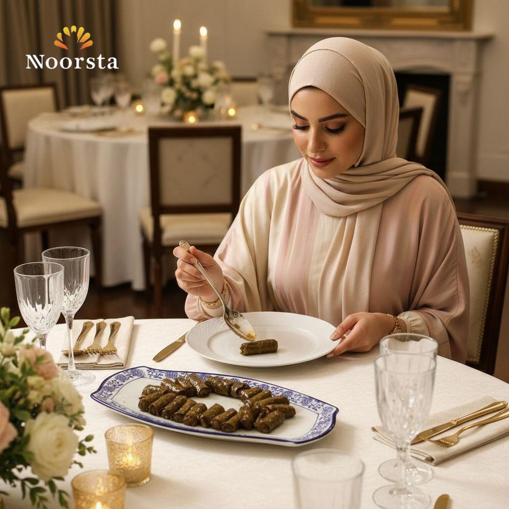 سرفيس تقديم بورسلين ازرق في ابيض للعزومات - Classic Blue and White Porcelain Serving Platter 35cm - Noorsta