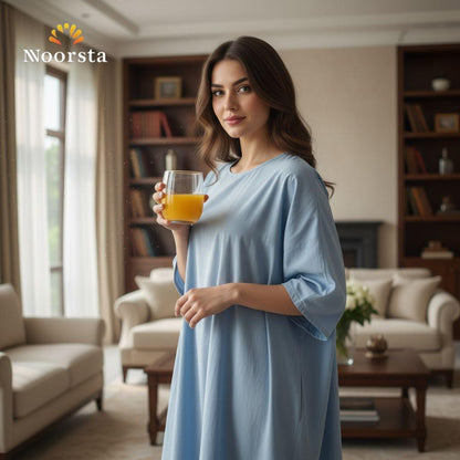 طقم كوبايات زجاج شفاف بخط دهبي شيك - Elegant Gold-Rimmed Clear Glass Cup Set - Noorsta