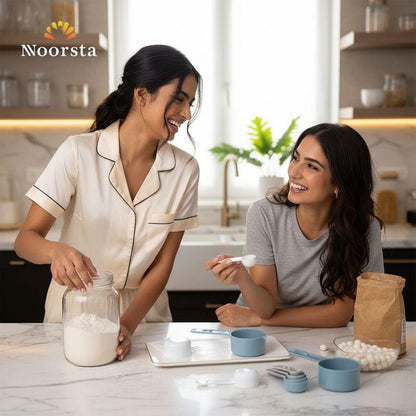 طقم معايير مطبخ 8 قطع - Premium 8-Piece Measuring Set - Noorsta