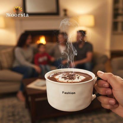 The Fashion Edition Textured Ceramic Mug - Monochrome Series