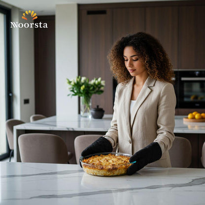 صينية بايركس مدورة غويطة فرنساوي للطبخ - Authentic French Pyrex Deep Round Baking Dish 25cm - Noorsta