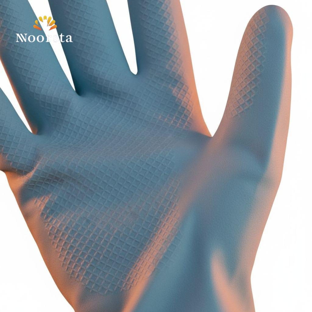 جوانتي مطبخ مطاطي عملي لحماية اليدين - Versatile Anti-Slip Rubber Cleaning Gloves - Noorsta