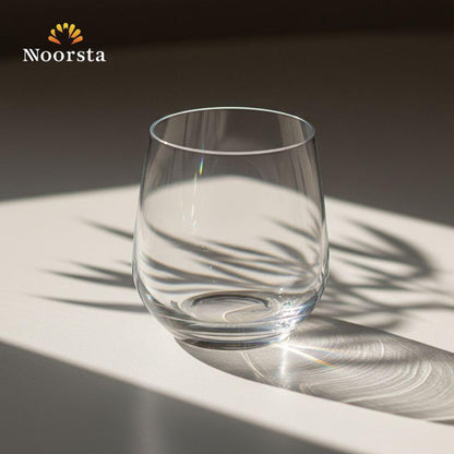 طقم أكواب لومينا الكريستالية بتصميم الماسة - 365 مل