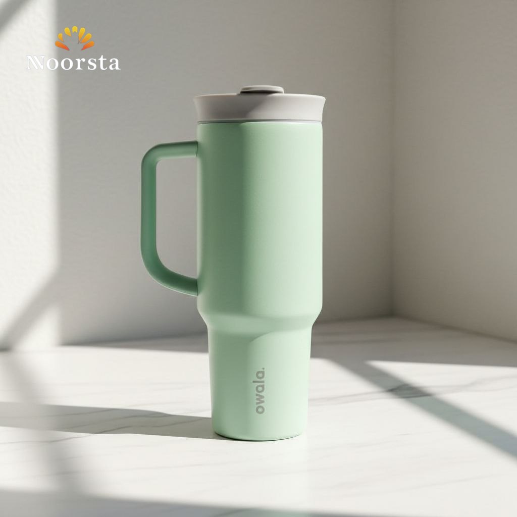 Premium Owala Style Thermal Tumbler with 2-in-1 Lid - 1185ml