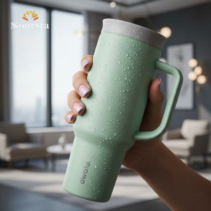 Premium Owala Style Thermal Tumbler with 2-in-1 Lid - 1185ml