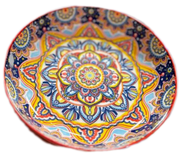 Authentic Andalusian Porcelain Serving Plate - 20cm