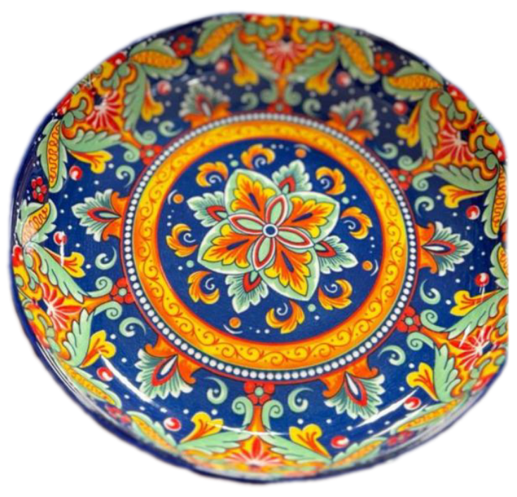 Authentic Andalusian Porcelain Serving Plate - 20cm