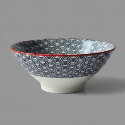 Authentic Imported Deep Porcelain Bowl - 22cm